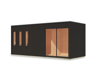 Saunahaus Monterey schwarz 2163x5735x2440mm