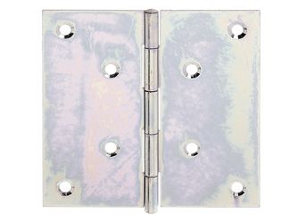Scharnier, sendzimirverzinkt, LxB 100x100x1,2mm Scharnier, sendzimirverzinkt, LxB 100x100x1,2mm