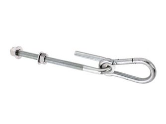 Schaukelhaken, disp., zum Durchschrauben, Gewinde M12, Länge 200mm Schaukelhaken, disp., zum Durchschrauben, Gewinde M12, Länge 200mm