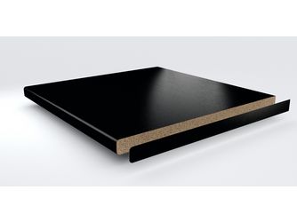 Schichtstoff Kante 650mm A1 C schwarz Schichtstoff Kante 650mm A1 C schwarz