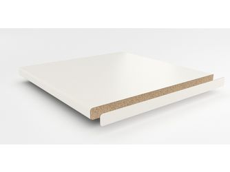 Kante A242 C uni weiß, Länge 650 mm Kante A242 C uni weiß, Länge 650 mm