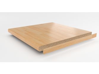 Kante BU37 POF buche parkett, Länge 650 mm Kante BU37 POF buche parkett, Länge 650 mm