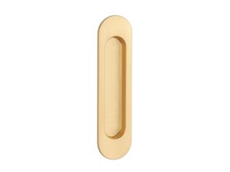 Schiebetürmuschel OVAL "OL" 152x39mm, Gold matt
