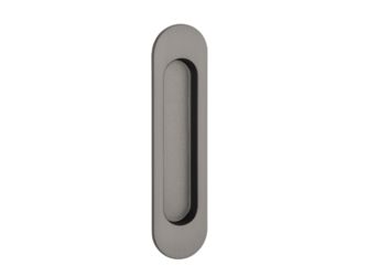 Schiebetürmuschel OVAL "OL" 152x39mm, Umbragrau