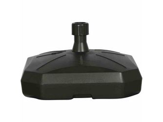 Schirmständer 50 Liter, befüllbar, mit Rolle, anthrazit Polyethylen-HD, für Schirmstöcke 30-55mm Schirmständer 50 Liter, befüllbar, mit Rolle, anthrazit Polyethylen-HD, für Schirmstöcke 30-55mm