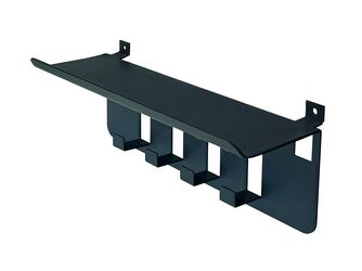 Schlüsselablage FN Acustico 239x75x89mm, schwarz RAL 9005 pulverbesch., 1stk/pkg,Kart,4c bed.2xSchraub