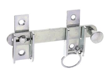 Schlagladen-Überwurf, Feststell-Vorr., disp., L 120mm, Platte18x65mm Schlagladen-Überwurf, Feststell-Vorr., disp., L 120mm, Platte18x65mm