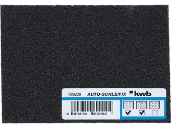 Schleifschwamm AUTO-SCHLEIFIX, LACK & AUTO, wasserfest, fein / mittel (89220)