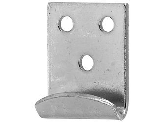 Schließhaken für Kistenverschlüsse, gerade, Edelstahl, BxL 25x34mm Schließhaken für Kistenverschlüsse, gerade, Edelstahl, BxL 25x34mm
