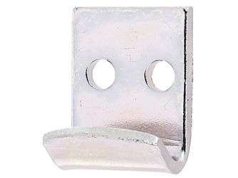 Schliesshaken für Kistenverschlüsse, gerade, disp., BxL 18x23mm Schliesshaken für Kistenverschlüsse, gerade, disp., BxL 18x23mm