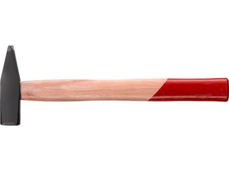 Schlosserhammer, Hickory Holzstiel 500g