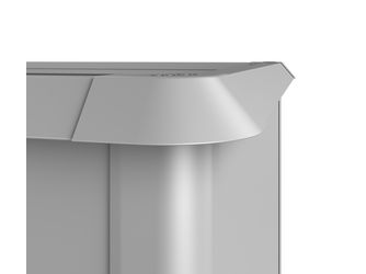 Schneckenschutz für HochBeet 1x1 silber- metallic 1100x1100x42mm