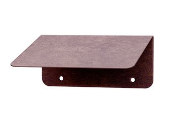 Schrägschutzdach, rostbraun, LxBxHxS : 140x125x66x0,75 mm