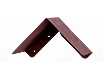 Schutzspitzdach, rostbraun, LxBxHxS : 190x120x100x0,75 mm