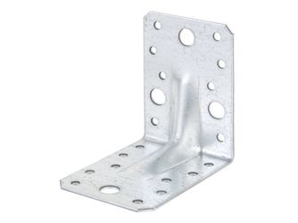 Schwerlast-Winkelverbinder m.Sicke, sendz.vz., TxHxB90x90x65mm, verpackt à 12 St. Schwerlast-Winkelverbinder m.Sicke, sendz.vz., TxHxB90x90x65mm, verpackt à 12 St.