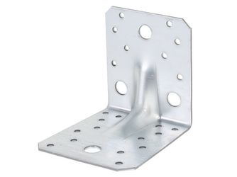 Schwerlast-Winkelverbinder m.Sicke, sendzimirverzinkt, TxHxB 105x105x90mm, 20St., PRO Schwerlast-Winkelverbinder m.Sicke, sendzimirverzinkt, TxHxB 105x105x90mm, 20St., PRO