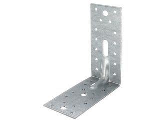 Schwerlast-Winkelverbinder m.Sicke, sendzimirverzinkt, TxHxB 150x150x65mm Schwerlast-Winkelverbinder m.Sicke, sendzimirverzinkt, TxHxB 150x150x65mm
