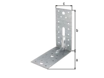 Schwerlast-Winkelverbinder m.Sicke, sendzimirverzinkt, TxHxB 150x150x65mm Schwerlast-Winkelverbinder m.Sicke, sendzimirverzinkt, TxHxB 150x150x65mm