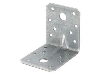 Schwerlast-Winkelverbinder m.Sicke, sendzimirverzinkt, TxHxB 70x70x55mm, 50St., PRO Schwerlast-Winkelverbinder m.Sicke, sendzimirverzinkt, TxHxB 70x70x55mm, 50St., PRO
