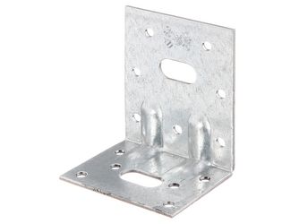 Schwerlast-Winkelverbinder m. zwei Sicken, sendzimirverzinkt, TxHxB 50x77x64mm Schwerlast-Winkelverbinder m. zwei Sicken, sendzimirverzinkt, TxHxB 50x77x64mm