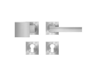 Seattle ER/FS 46Q, Wechselgarnitur rechts FS Edelst. matt Seattle ER/FS 46Q, Wechselgarnitur rechts FS Edelst. matt