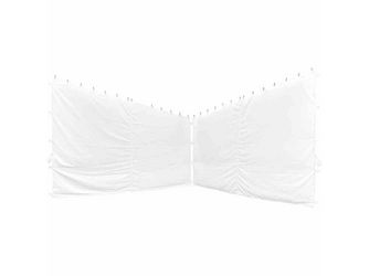 Seitenteile zu Pavillon Berlino 4x4 m, weiß, 2er Set Bez. Polyester in weiß Seitenteile zu Pavillon Berlino 4x4 m, weiß, 2er Set Bez. Polyester in weiß