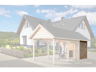 SeitenwandLine für Carports, natur, 28mm