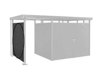 Seitenwand für Seitendach zu Gerätehaus HighLine H3 dunkelgrau- metallic 1970x1810x25mm
