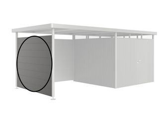 Seitenwand für Seitendach zu Gerätehaus HighLine H4 quarzgrau- metallic 2370x1810x25mm