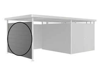 Seitenwand für Seitendach zu Gerätehaus HighLine H5, H6 quarzgrau- metallic 2770x1810x25mm
