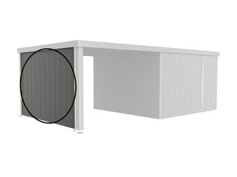 Seitenwand für Seitendach zu Gerätehaus Neo Gr. 4A/4B/4C/4D quargrau-metallic 3150x2000x43mm