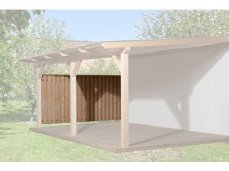 Seitenwand geschlossen für Leimholz TÜ 672