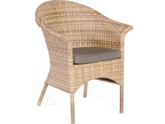 Sessel Cayman PE-Kunststoffgefl Natura-Antik Aluminiumgestell 1 Sitzer