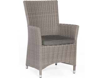 Sessel Ikarus PE-Kunststoffgefl Stone-Grey Aluminiumgestell 1 Sitzer