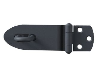 Sicherheits-Überfalle Ovado, verz., graphitgrau beschichtet, Länge 100mm Sicherheits-Überfalle Ovado, verz., graphitgrau beschichtet, Länge 100mm