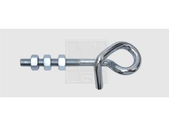 Sicherheitsschaukelhaken 12x160 Stahl verzinkt (2 Stück) - 526 310 1 85