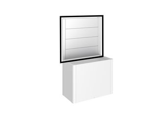 Sichtschutz zu Pflanzbeet Belvedere (1Stk) ohne Acrylglas Gr. 100 silber- metallic 1020x910x40mm