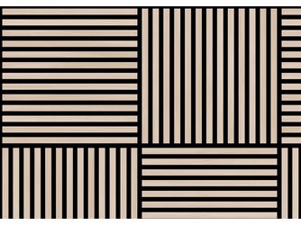 SilentDesign Akustikpaneele Eiche Themse Fineline weiß naturgeölt 553x553x21mm