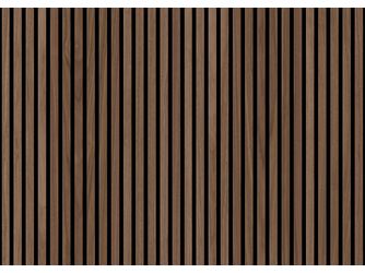 SilentDesign Akustikpaneele Nussbaum Havel naturgeölt 3000x520x21mm