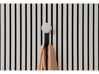 SilentDesign LivingWall Function Haken kurz mit Holzknopf Eilin Small