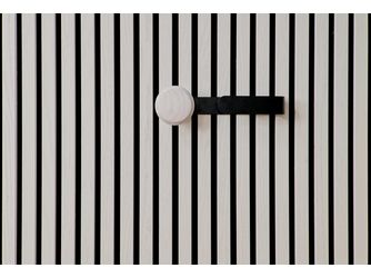 SilentDesign LivingWall Function Haken lang mit Holzknopf Eilin Large