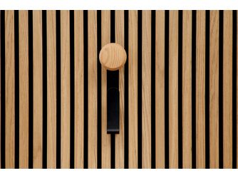 SilentDesign LivingWall Function Haken lang mit Holzknopf Jesper 270x100x55mm