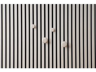 SilentDesign LivingWall Function Holzknopf Märta 170x133x42mm