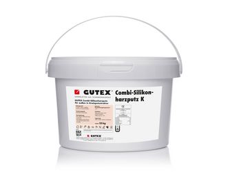 Combi-Silikonharzputz getönt 3,0 mm Korn, Vollabrieb 25 kg / Eimer