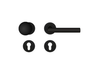 Slim Style E300B WGR 83, Wechselgarnitur rechts Kosmos Schwarz