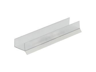 Sockelabdichtungsprofil 11x19mm Innenm. Transparent 500cm