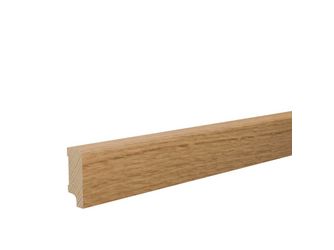 Sockelleiste 16x40mm 2,4m o.Fräsung Eiche furniert mattes Finish Sockelleiste 16x40mm 2,4m o.Fräsung Eiche furniert mattes Finish