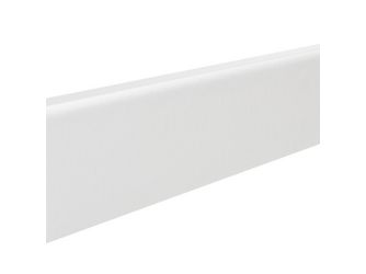 Sockelleiste 16x40mm 2,5m o.Fräsung Cube weiß fol.strong matt-optik Sockelleiste 16x40mm 2,5m o.Fräsung Cube weiß fol.strong matt-optik