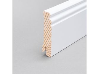 Sockelleiste Altberliner Kiefer weiß, RAL 901616x78x2400mm Sockelleiste Altberliner Kiefer weiß, RAL 901616x78x2400mm