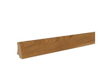 Sockelleiste Eiche konisch 22x45x2400mm massiv, farblos endbehandelt